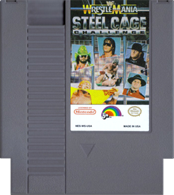WWF WrestleMania: Steel Cage Challenge - Cart - Front Image