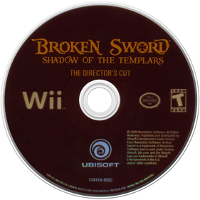 Broken Sword: Shadow of the Templars: The Director's Cut - Disc Image