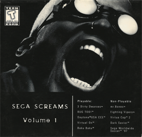 Sega Screams: Volume 1 - Box - Front Image