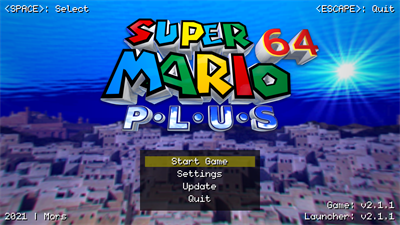 Super Mario 64 Plus - Screenshot - Game Title Image