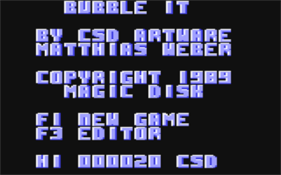 Bubble It - Screenshot - Game Title Image