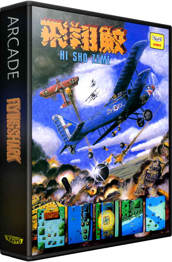 Flying shark jogo arcade de avião 