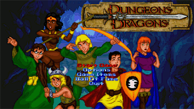 Dungeons & Dragons: The Animated Series - Screenshot - Game Select Image