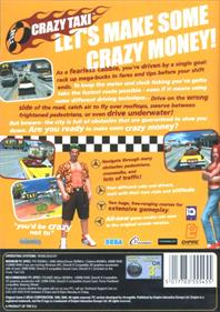 Crazy Taxi - Box - Back Image