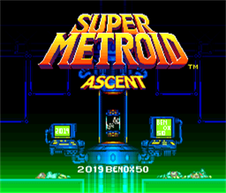 Super Metroid: Ascent - Screenshot - Game Title Image