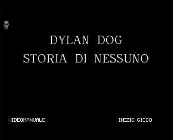 Dylan Dog 3: Storia di Nessuno - Screenshot - Game Title Image