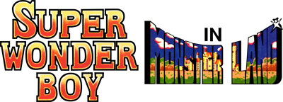 Super Wonder Boy in Monster Land - Clear Logo Image