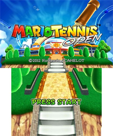 Mario Tennis Open - Screenshot - Game Title Image