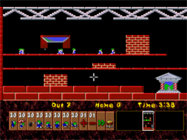 Lemmings & Oh No! More Lemmings - Screenshot - Gameplay Image