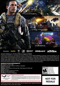 Call of Duty: Infinite Warfare - Box - Back Image