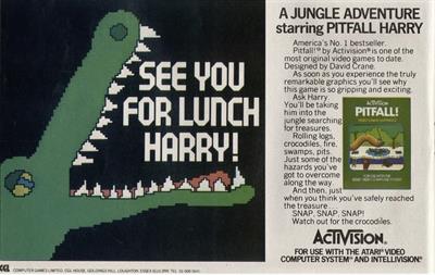 Pitfall! - Advertisement Flyer - Front Image