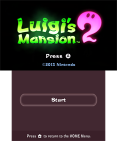 Luigi's Mansion: Dark Moon - Screenshot - Game Title Image