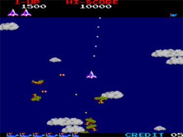 Oretachi Geesen Zoku: Time Pilot - Screenshot - Gameplay Image