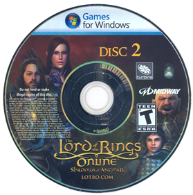 The Lord of the Rings Online - Disc Image