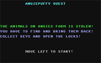 AngiePuffy Quest - Screenshot - Game Title Image