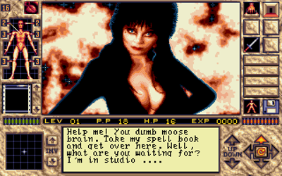 Elvira II: The Jaws of Cerberus - Screenshot - Gameplay Image