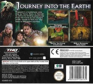 Journey to the Center of the Earth - Box - Back Image