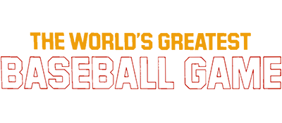 The World's Greatest Baseball Game - Clear Logo Image