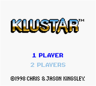 Klustar - Screenshot - Game Title Image