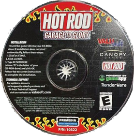 Hot Rod: Garage to Glory - Disc Image