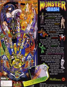 Monster Bash - Advertisement Flyer - Back Image