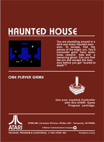 Haunted House - Box - Back - Reconstructed Image