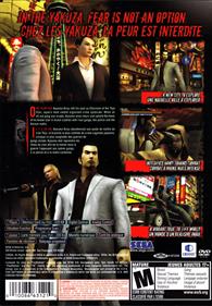 Yakuza 2 - Box - Back Image