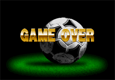 Super Visual Soccer: Sega Cup - Screenshot - Game Over Image
