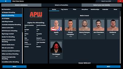 Pro Wrestling Sim - Screenshot - Gameplay Image