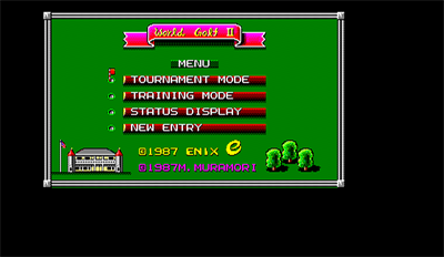 World Golf II - Screenshot - Game Select Image