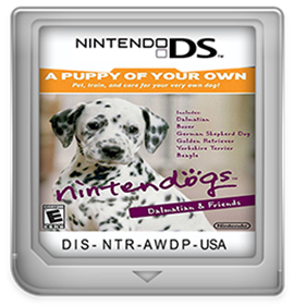 Nintendogs: Dalmatian & Friends - Fanart - Cart - Front