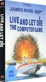 James Bond 007: Live and Let Die: The Computer Game - Box - 3D Image