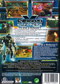 X-COM: Enforcer - Box - Back Image