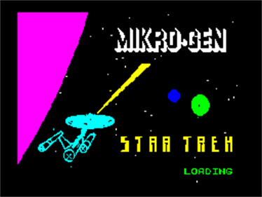 Star Trek (Mikro-Gen) - Screenshot - Game Title Image