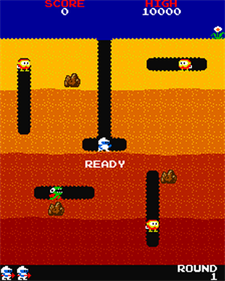 Dig Dug Revival - Screenshot - Gameplay Image