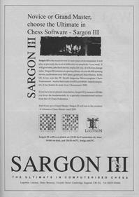 Sargon III - Advertisement Flyer - Front Image