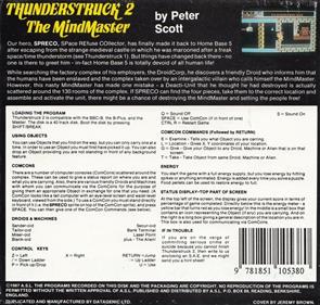 Thunderstruck 2: The Mindmaster - Box - Back Image
