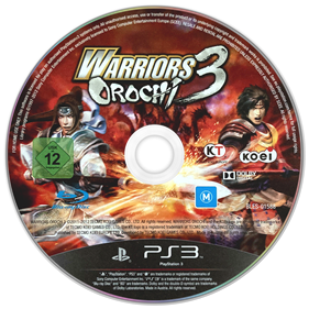 Warriors Orochi 3 - Disc Image