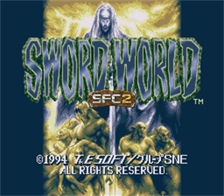 Sword World SFC 2: Inishie no Kyojin Densetsu - Screenshot - Game Title Image