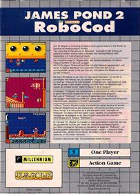James Pond II: Codename RoboCod - Box - Back Image