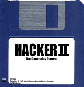 Hacker II: The Doomsday Papers - Fanart - Disc