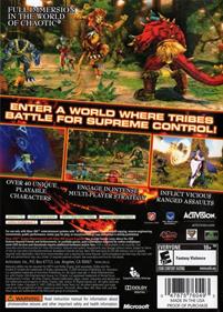 Chaotic: Shadow Warriors - Box - Back Image