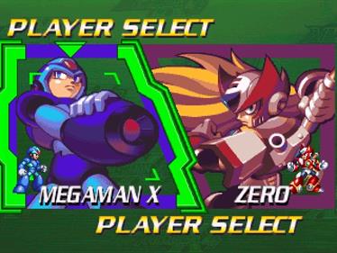 Mega Man X4 - Screenshot - Game Select Image