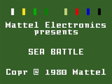 Sea Battle - Screenshot - Game Title