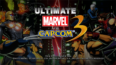 Ultimate Marvel Vs. Capcom 3 - Screenshot - Game Title Image