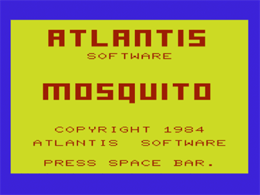 Mosquito - Screenshot - Game Title Image
