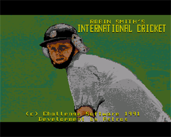 Robin Smith's International Cricket - Screenshot - Game Title Image
