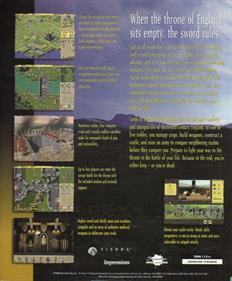 Lords of the Realm II - Box - Back Image