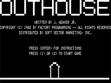 Outhouse - Screenshot - Game Title Image