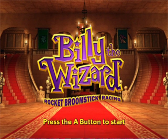 Billy the Wizard: Rocket Broomstick Racing - Screenshot - Game Title Image